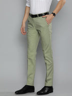 Sage Green Straight-Leg Pants