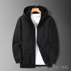 Black Zip-Up Hoodie