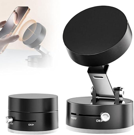 Vacuum Magnetic Car Phone Holder