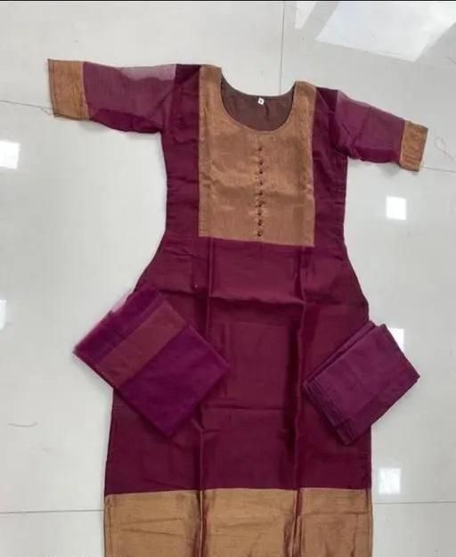 Premium Jacquard Chiffon Kurti