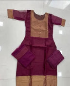 Premium Jacquard Chiffon Kurti