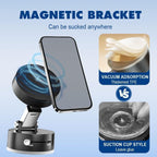 Vacuum Magnetic Car Phone Holder