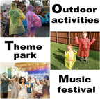 RainCard - Lightweight Disposable Rain Poncho (5 pcs)