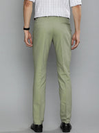 Sage Green Straight-Leg Pants