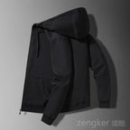 Black Zip-Up Hoodie