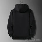 Black Zip-Up Hoodie